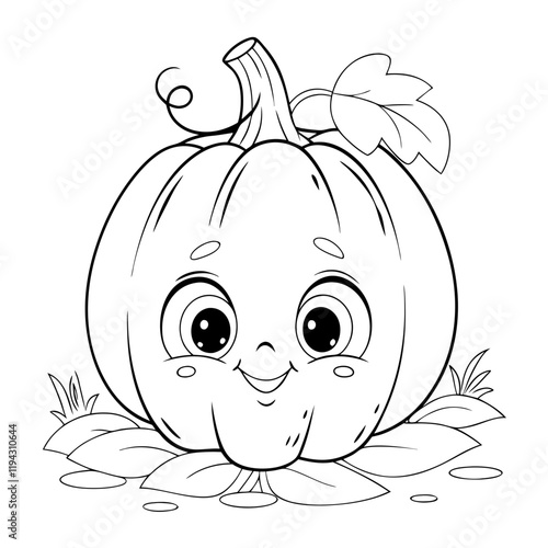 pumpkin charater cute