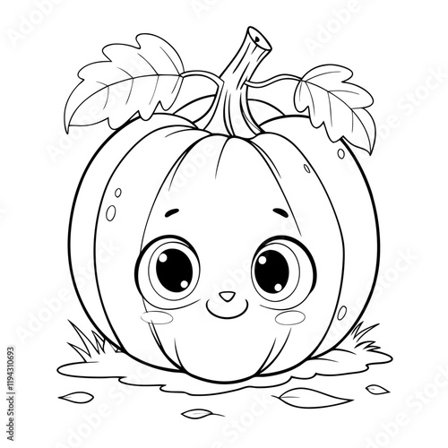 pumpkin charater cute