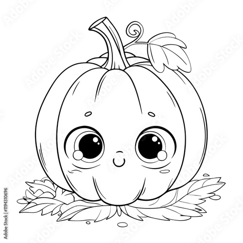 pumpkin charater cute
