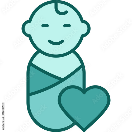 Baby solid icon