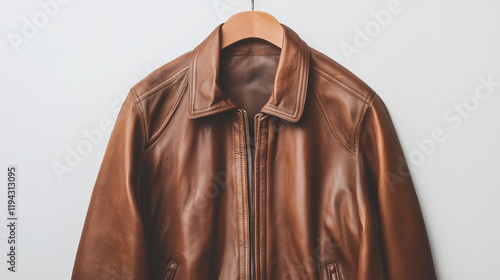 Brown Leather Jacket: A tim...