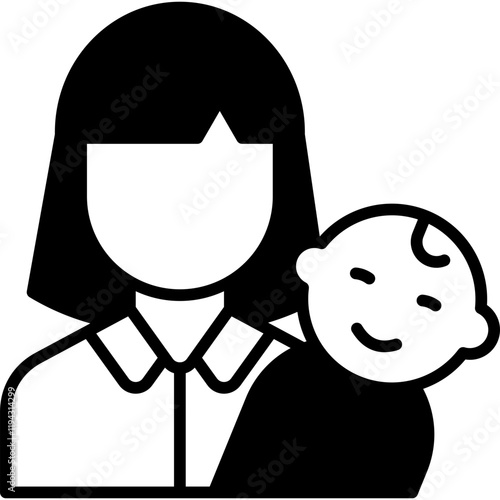 Mother mixed icon