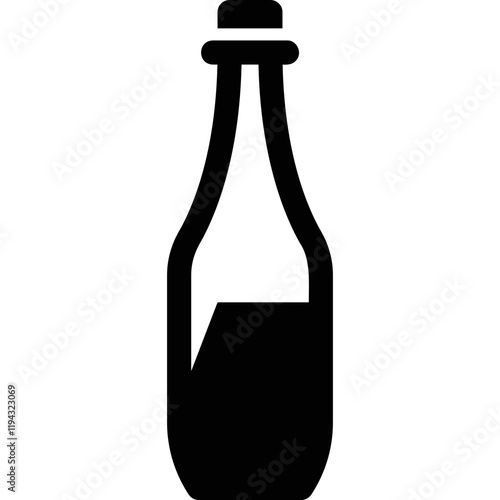 Simple vector icon sauce bottle
