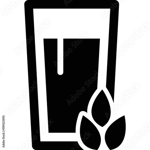 Simple vector icon juice