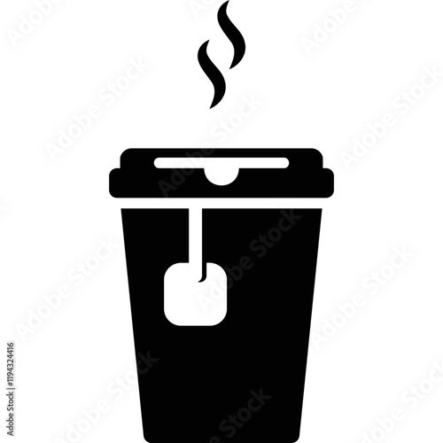 Simple vector icon tea cup