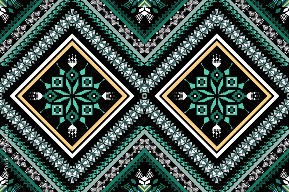 Retro tribal vector ,Ethnic pattern seamless, Geometric design ,Aztec embroidery border seamless patterns.ethnic design, hipster backdrop, wallpaper Background, Design curtain, carpet ,fabric ,textile Retro tribal vector ,Ethnic pattern seamless, Geometric design ,Aztec embroidery border seamless patterns.ethnic design, hipster backdrop, wallpaper Background, Design curtain, carpet ,fabric ,textile