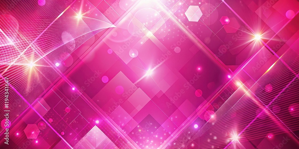 A vibrant pink sparkling and shiny abstract background with geometric shapes and lines , patterns, abstract, patterns A vibrant pink sparkling and shiny abstract background with geometric shapes and lines , patterns, abstract, patterns