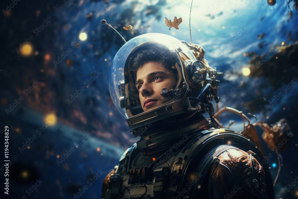 Fototapeta premium Astronaut person human.