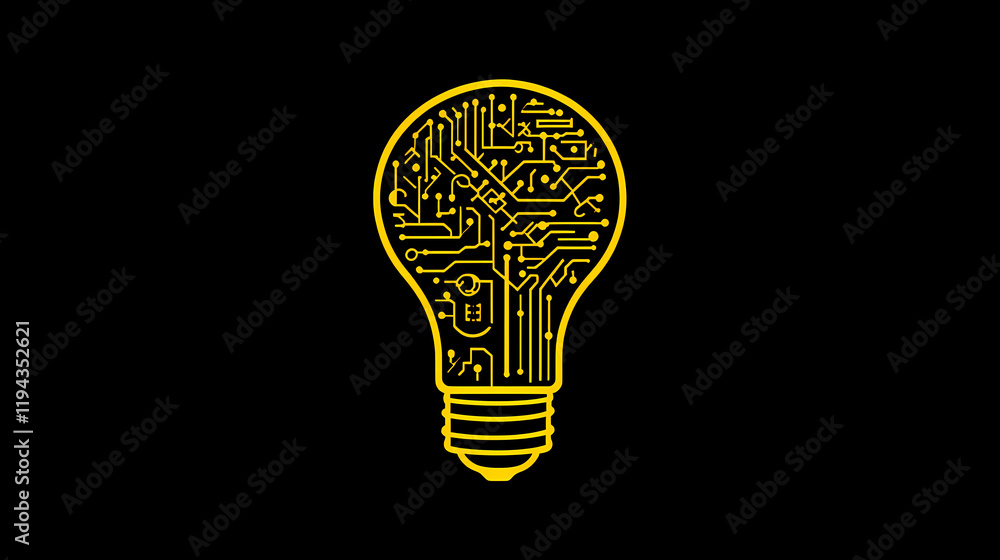 Innovative light bulb design in technological circuits Innovative light bulb design in technological circuits