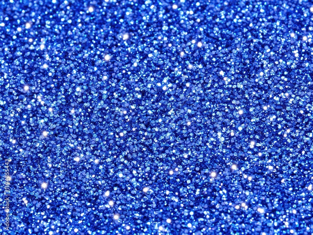 Obraz premium Sparkling Blue Glitter Texture Shimmering Background Festive Design