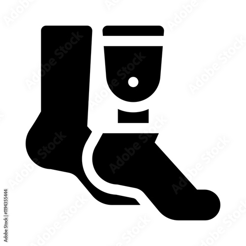 Prosthetic Limb glyph icon