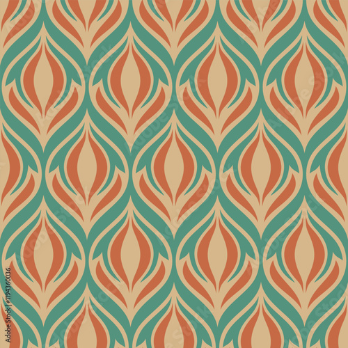Retro seamless pattern