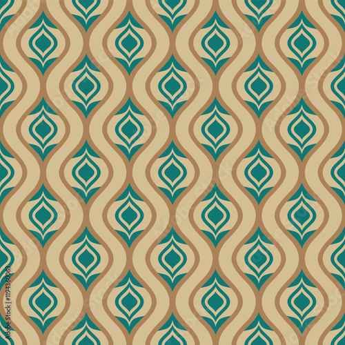 retro seamless ornamental pattern