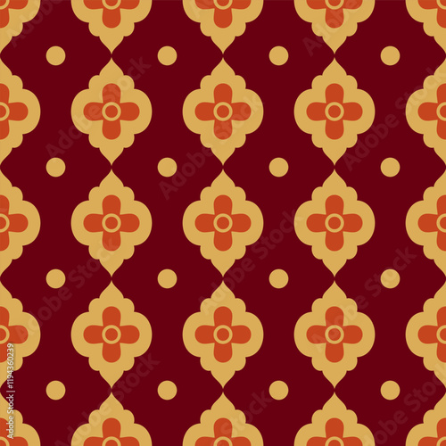 retro seamless ornamental pattern