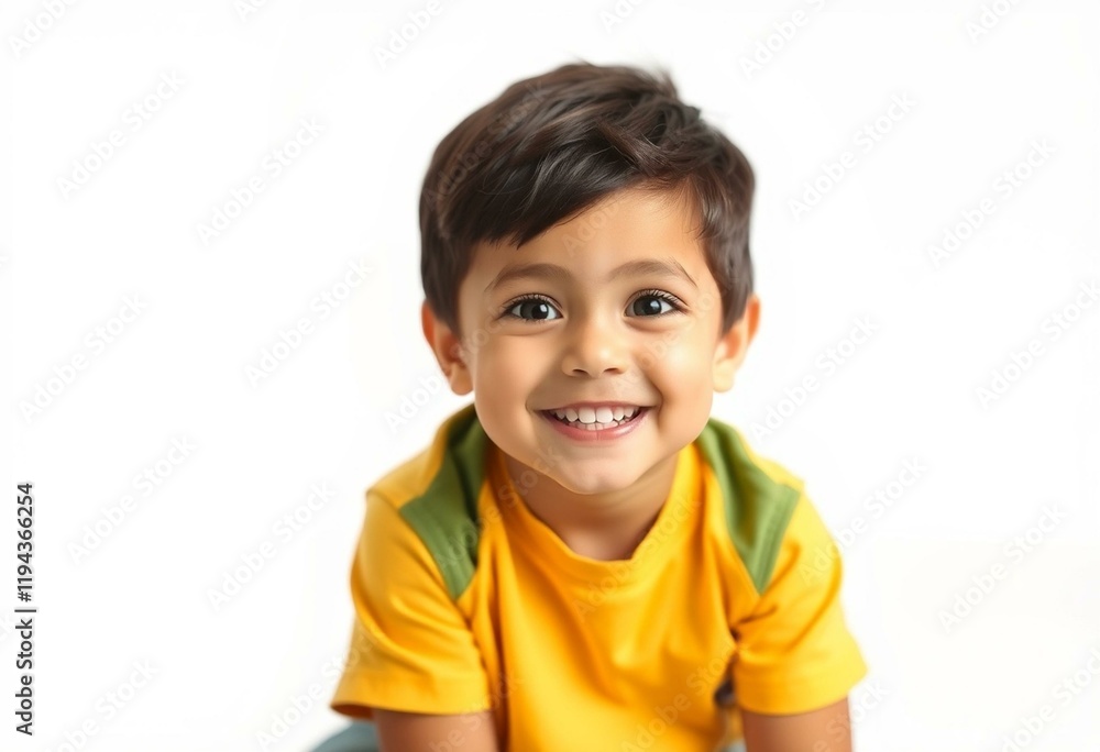 Portrait of a 3-year-old boy with a bright smile Portrait of a 3-year-old boy with a bright smile