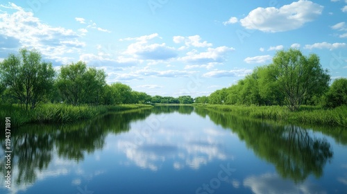 Serene Lake Landscape