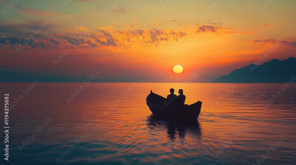 Romantic Boat Ride at Twilight Romantic Boat Ride at Twilight