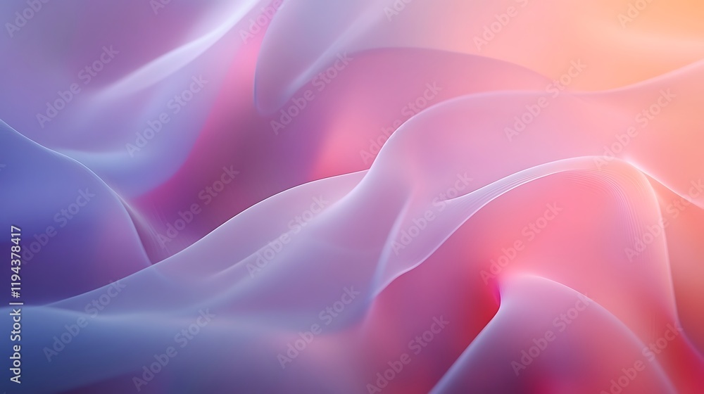 Obraz premium Abstract Pink and Purple Wave Pattern Design