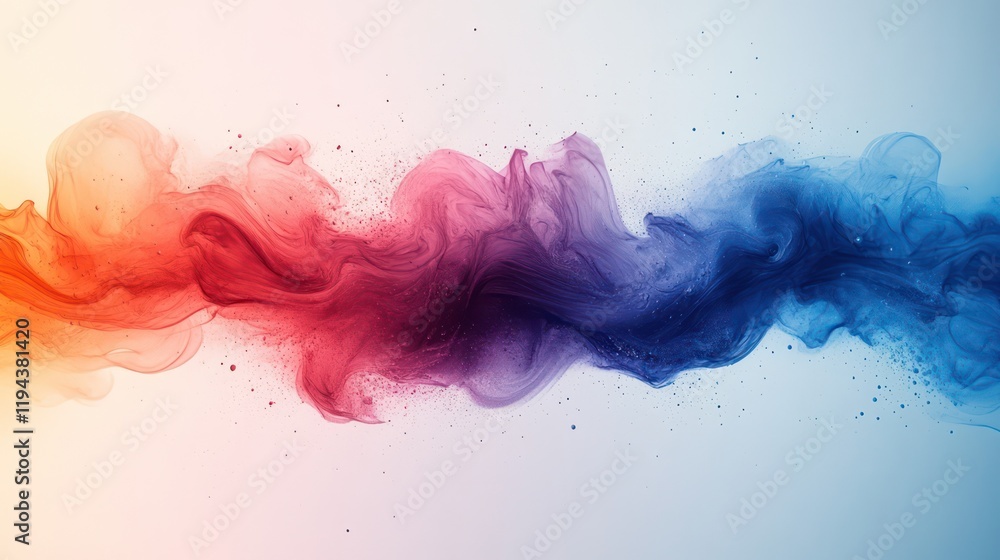 Abstract Colorful Smoke Swirl: A Symphony of Hues Abstract Colorful Smoke Swirl: A Symphony of Hues