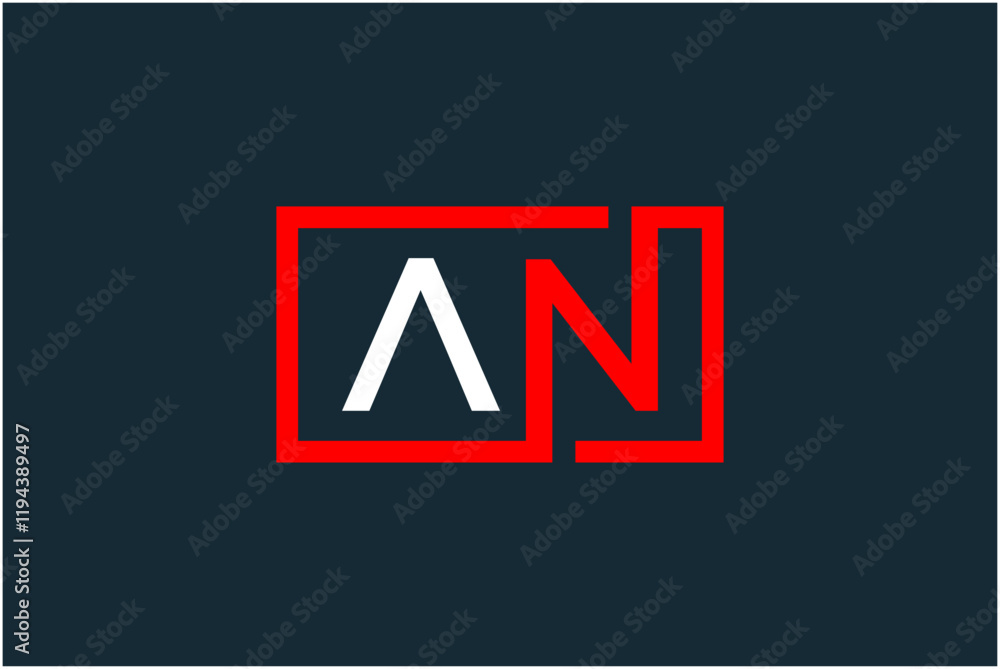 Initial AN Logo Design Vector Initial AN Logo Design Vector
