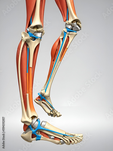 Syndesmosis between Fibula and tibia photo