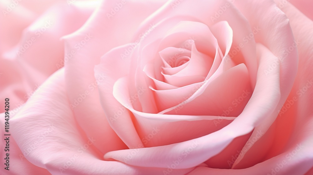 Macro close-up soft pink rose flower, Valentine's day concept Macro close-up soft pink rose flower, Valentine's day concept