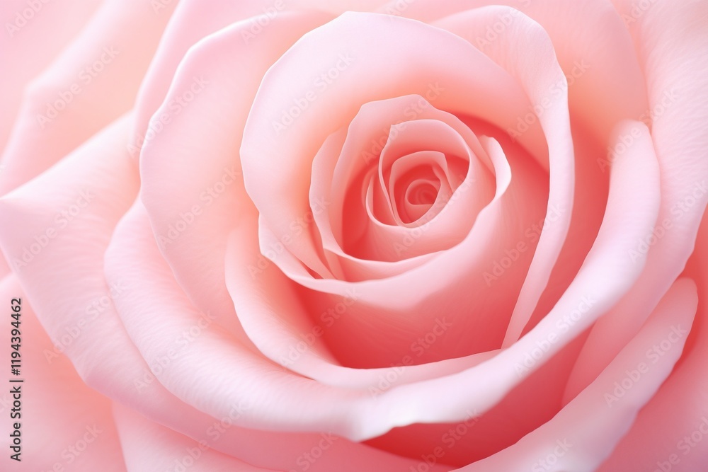 Macro close-up soft pink rose flower, Valentine's day concept Macro close-up soft pink rose flower, Valentine's day concept