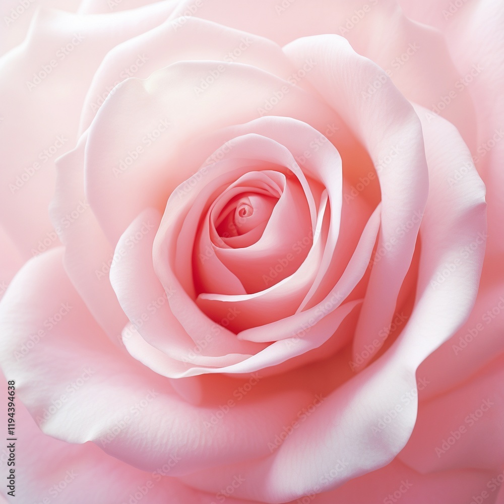 Macro close-up soft pink rose flower, Valentine's day concept Macro close-up soft pink rose flower, Valentine's day concept