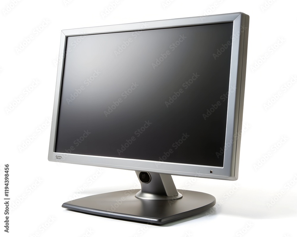 lcd tv monitor isolated on a white background lcd tv monitor isolated on a white background