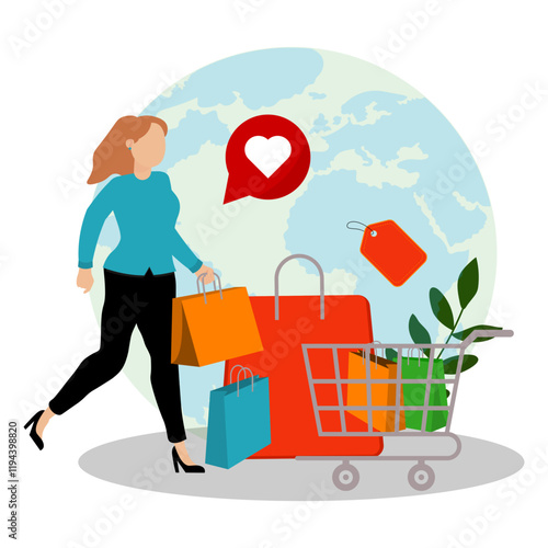 World Consumer Day Illustration