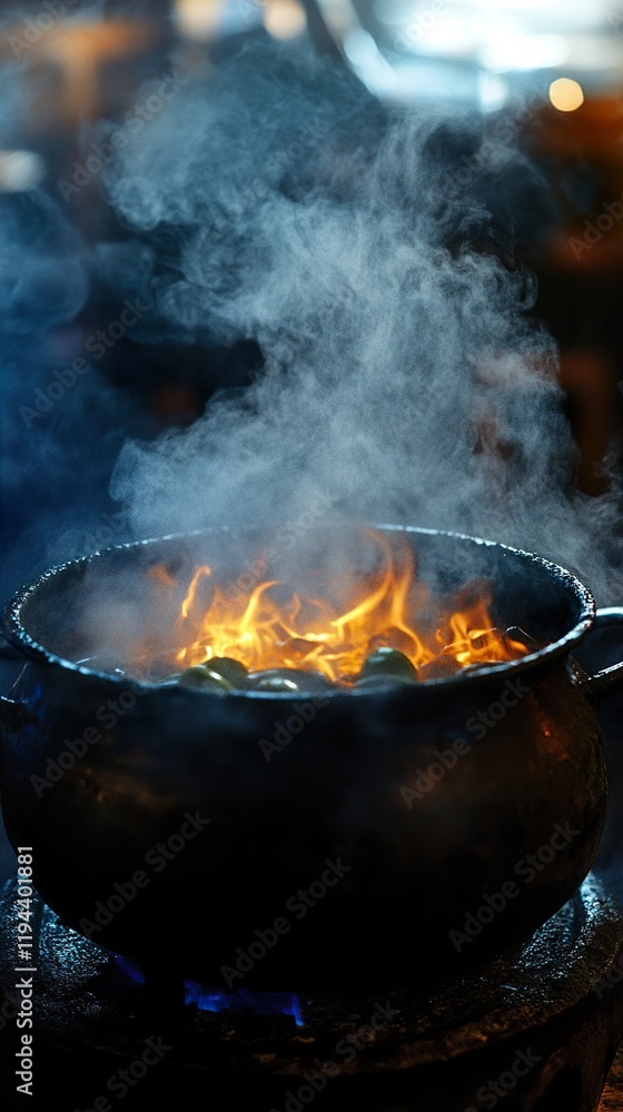 Mystical Cooking: A Cauldron of Flavors and Fire Mystical Cooking: A Cauldron of Flavors and Fire
