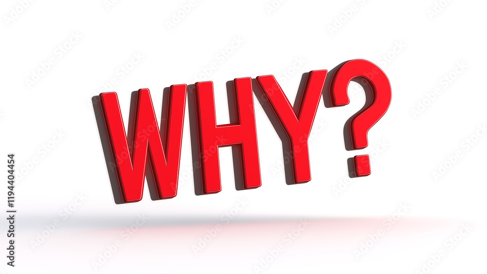 Why word. Why concept. Why concept. A modern 3D Why word. Why concept. Why concept. A modern 3D