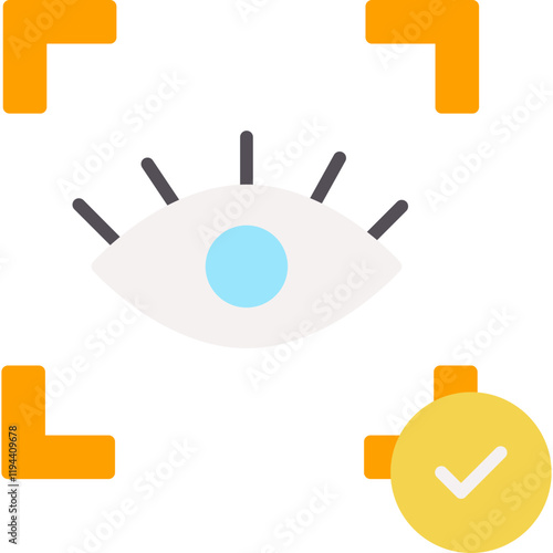 Eye Recognition Icon