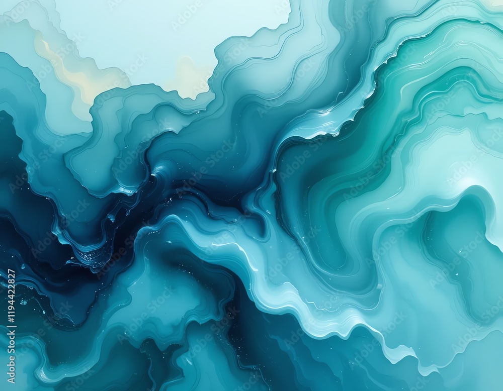 Abstract Teal Marble Texture Background Abstract Teal Marble Texture Background