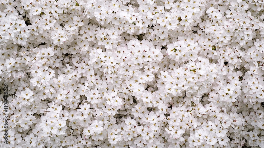 Blooming Sakura with White Flowers in Spring Season. Blooming Sakura with White Flowers in Spring Season.
