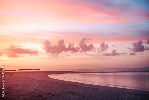 Sunset on Spanish Wells BEach photo