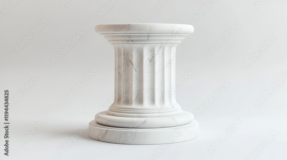 3d pillar podium. White column stand for museum with background. Marble platform for product or exhibit in greek gallery for presentation. Abstract realistic exhibition sculpture showcase graphic 3d pillar podium. White column stand for museum with background. Marble platform for product or exhibit in greek gallery for presentation. Abstract realistic exhibition sculpture showcase graphic