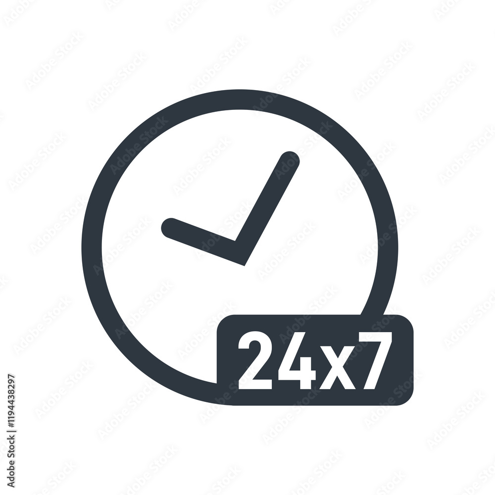 24 hour service on transparent background 24 hour service on transparent background