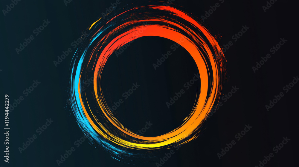 Abstract circle frame. Vector logo design template Abstract circle frame. Vector logo design template