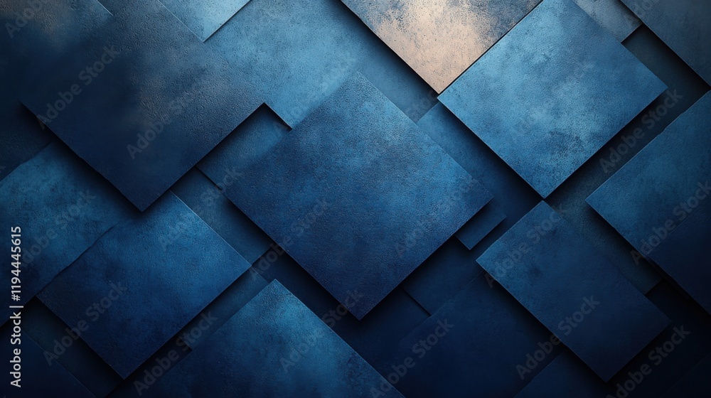 blue background with diamond shapes for design, banner template. White space in the center of the page for text. Modern geometric wallpaper. blue background with diamond shapes for design, banner template. White space in the center of the page for text. Modern geometric wallpaper.