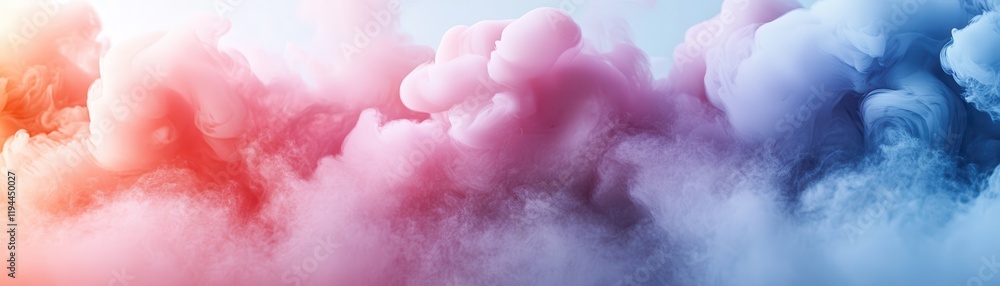 Abstract Colorful Smoke Clouds in Soft Pastel Tones Creating a Dreamy and Ethereal Atmosphere with a Blend of Pink, Blue, and Purple Hues Abstract Colorful Smoke Clouds in Soft Pastel Tones Creating a Dreamy and Ethereal Atmosphere with a Blend of Pink, Blue, and Purple Hues