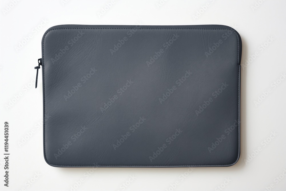 Fototapeta premium Gray laptop sleeve bag