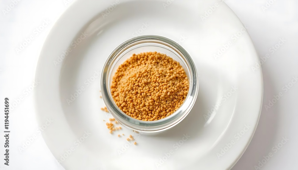 Golden Mustard Seeds: A Simple, Clean Culinary Still Life Golden Mustard Seeds: A Simple, Clean Culinary Still Life