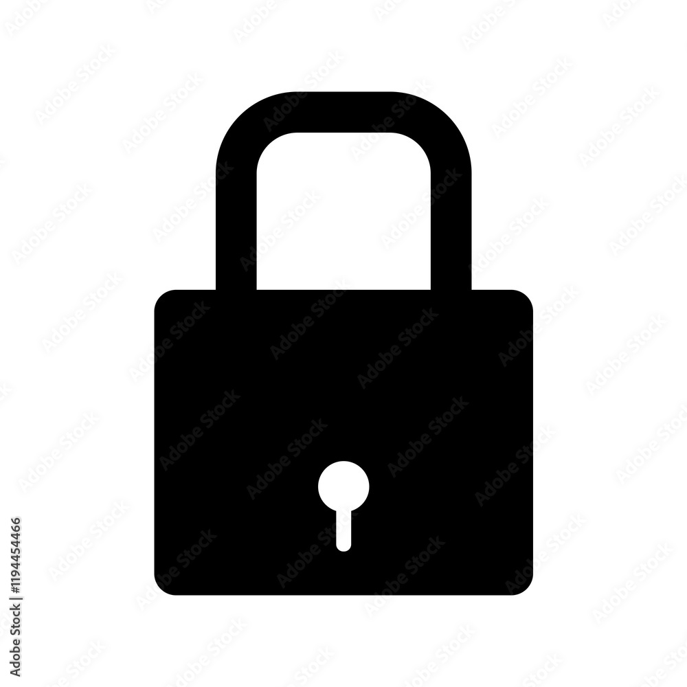 Locker security sign on transparent background Locker security sign on transparent background