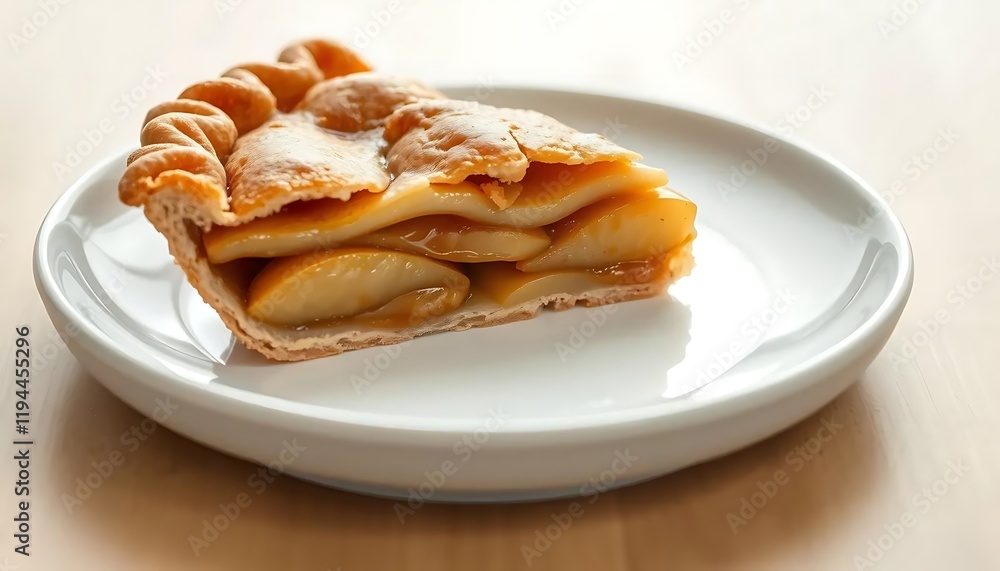 Golden-Brown Apple Pie Slice: Rustic Charm and Sweet Delight Golden-Brown Apple Pie Slice: Rustic Charm and Sweet Delight