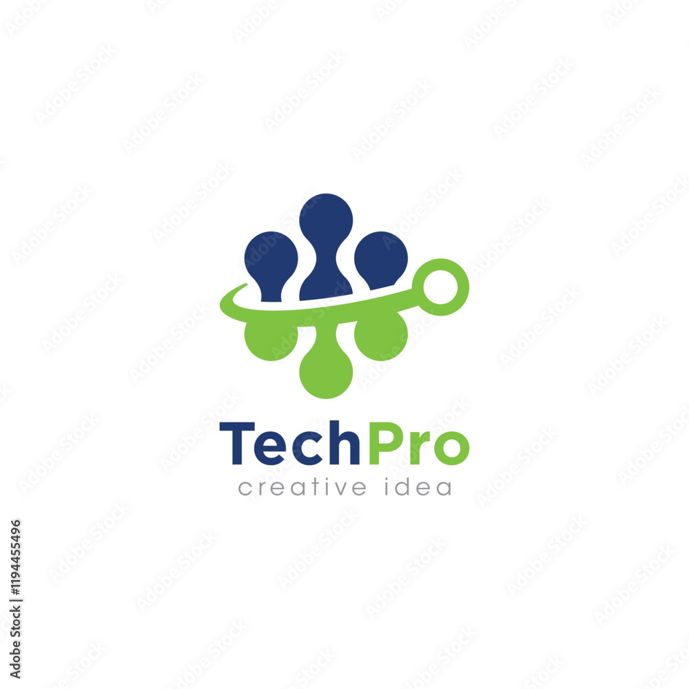 Creative Technology Concept Logo Design Template Creative Technology Concept Logo Design Template