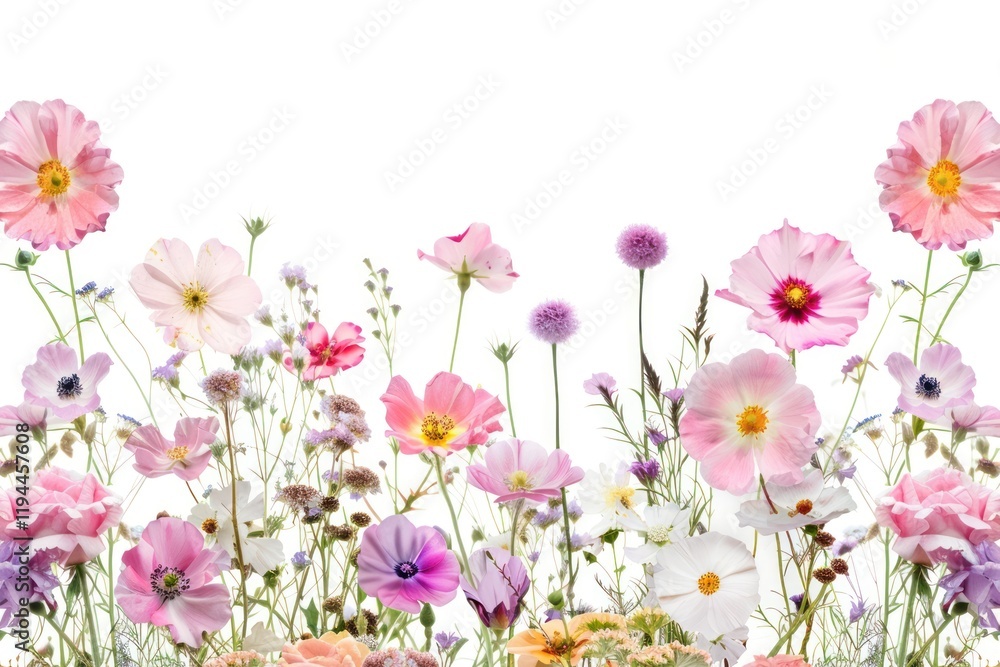 Colorful wildflower meadow in bloom Colorful wildflower meadow in bloom