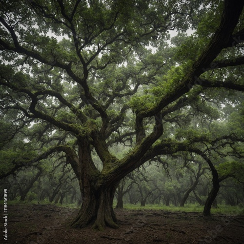 How do trees influence local and global weather patterns?