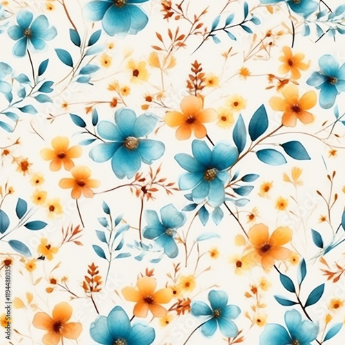 Seamless pattern of Colorful bouquet , hand painted  watercolor background Seamless background with flowers flowers watercolor 
 
