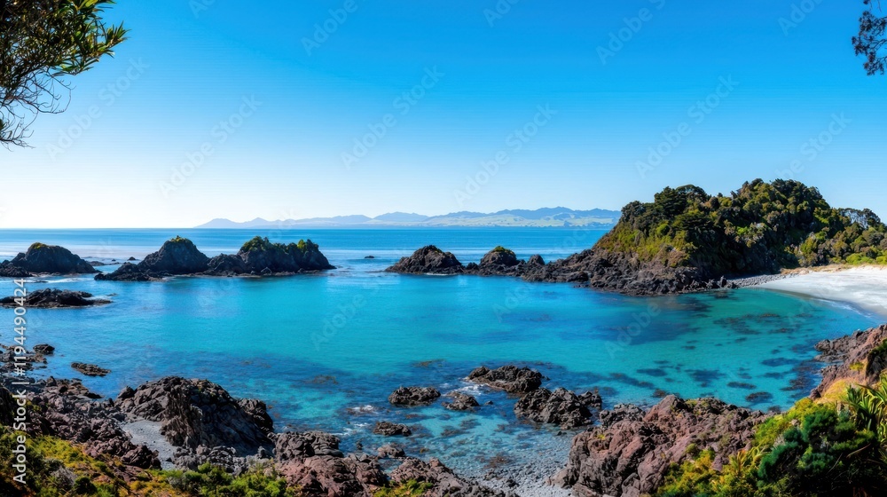 Fototapeta premium Serene Coastal Scene